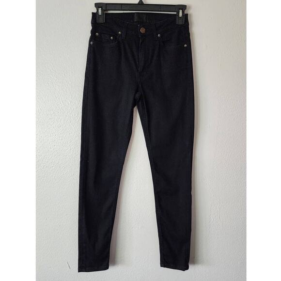 Acne Studios Skin 5 Skinny Jean in Supertime Black - Picture 3 of 11
